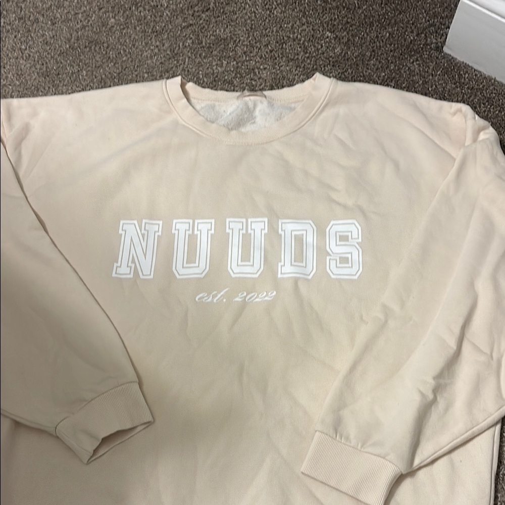 NUUDS Cream Sweatshirt